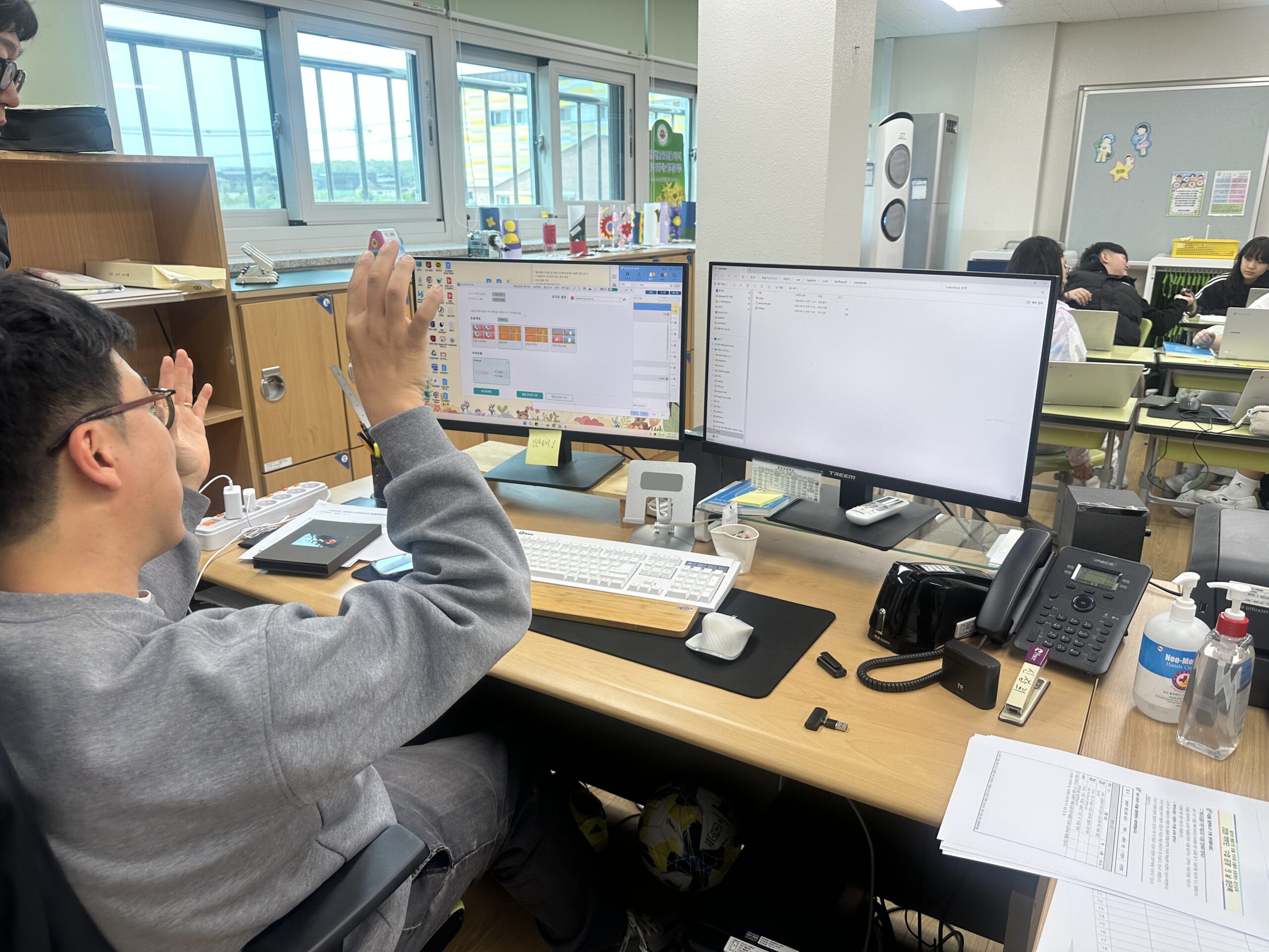 LiveBridge 설치 및 사용자 교육 현장