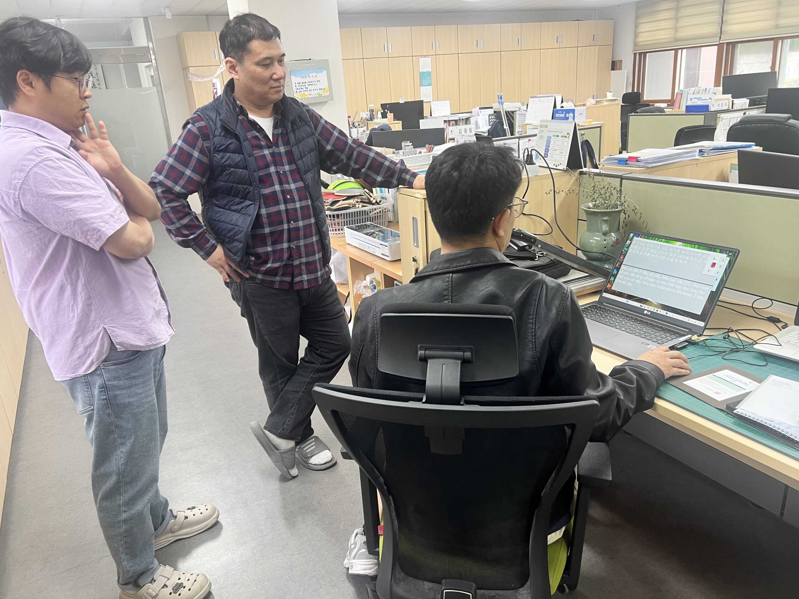 학교 교실 LiveBridge 구축 현장
